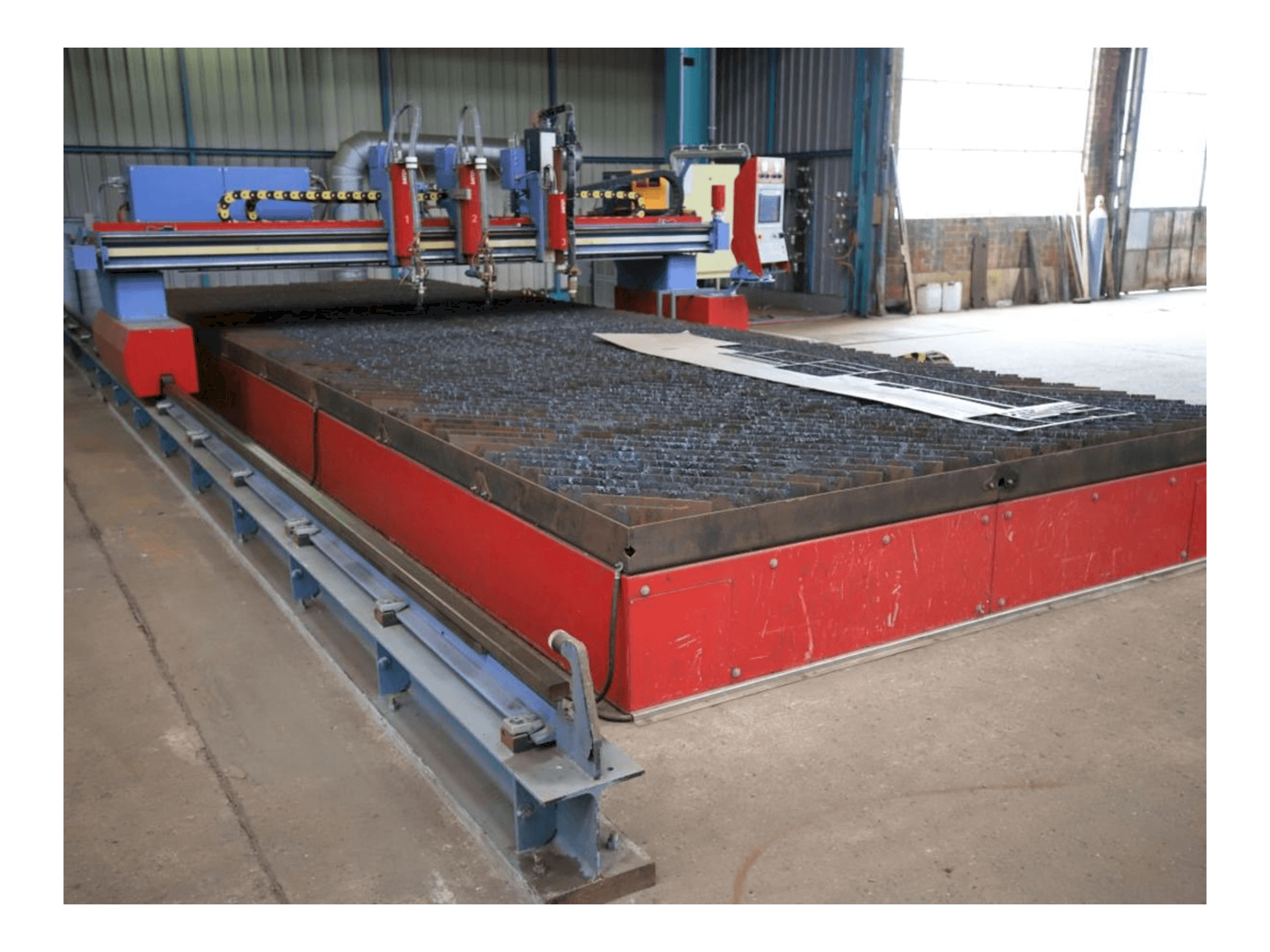 Vista frontale della macchina SATO LS 3500