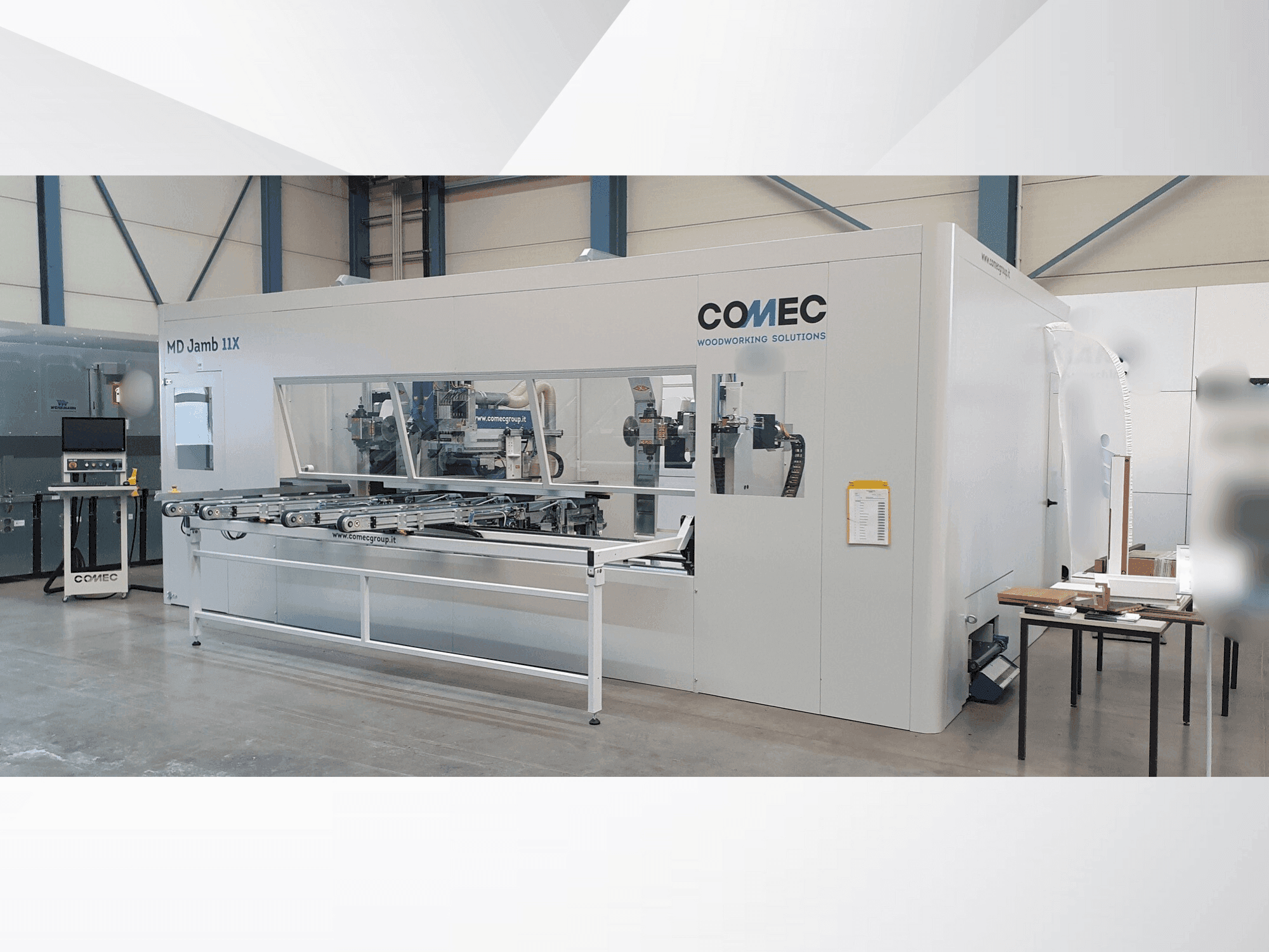 Vista frontale della macchina COMEC MD JAM